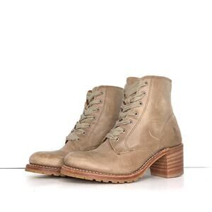 Tan Leather Ankle Boots